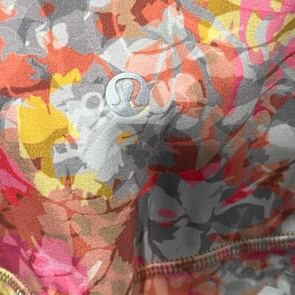 Lululemon Align Legging Pants High Rise 25" Inflorescence Floral Pink Size 4 - Picture 4 of 7